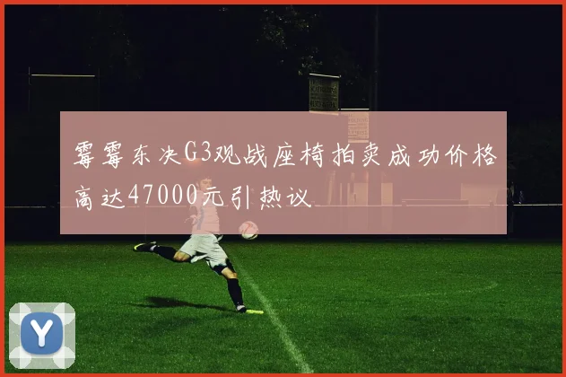 霉霉东决G3观战座椅拍卖成功价格高达47000元引热议